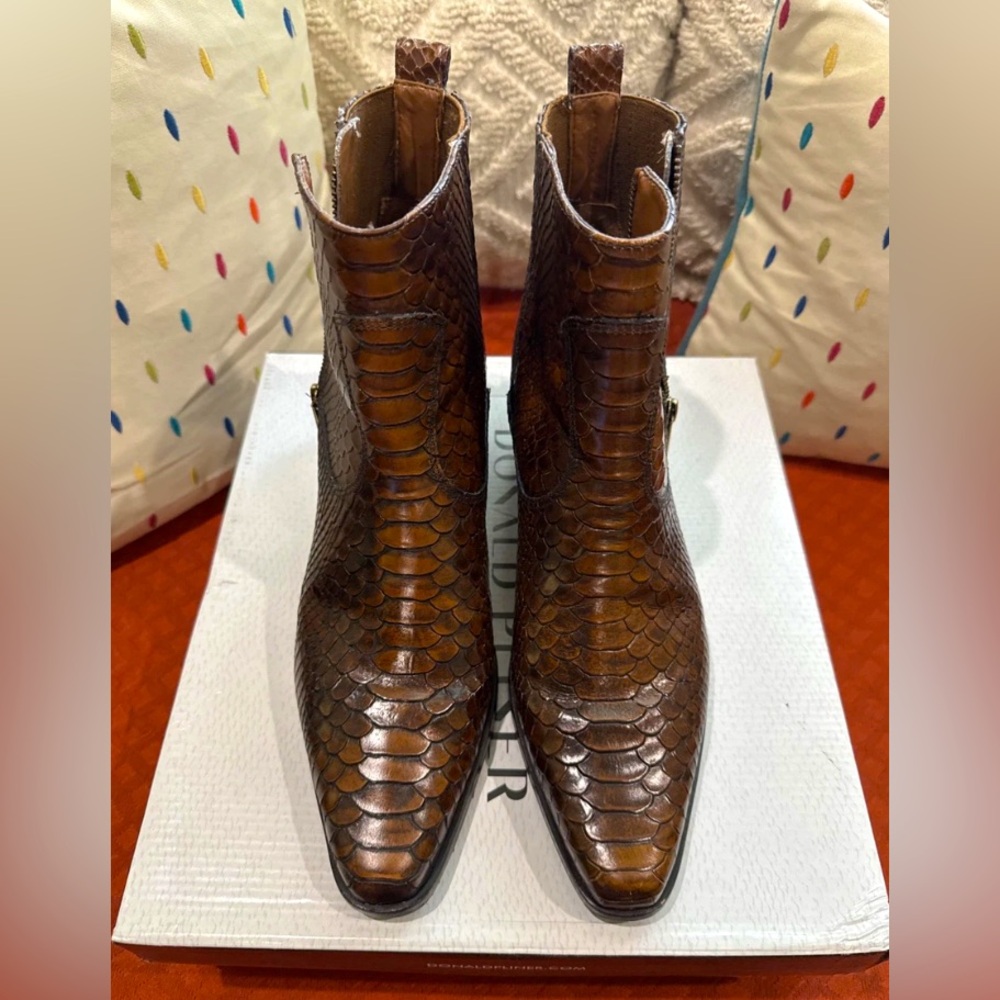 Brown Leather Womens Boots